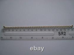 9ct gold curb bracelet hallmarked 3.96g
