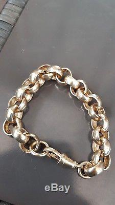 9ct gold heavy Belcher Bracelet