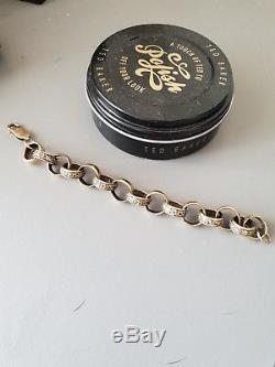 9ct gold mens belchor bracelet