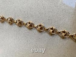 9ct gold ornate bracelet