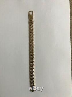 9ct heavy Gold Bracelet 76.6 grams