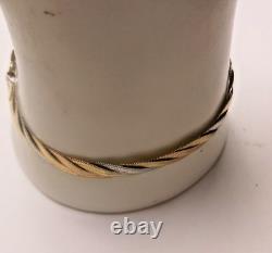 9ct multi colour gold bracelet Pre owned Length 7 ½ inch Weight 5.4 grams