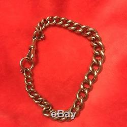 9ct rose gold bracelet 32g Weight