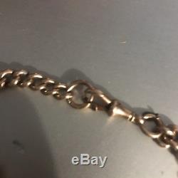 9ct rose gold bracelet 32g Weight