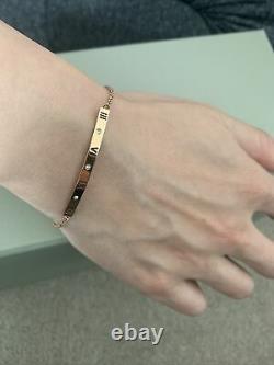 9ct rose gold bracelet used