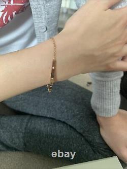 9ct rose gold bracelet used