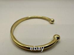 9ct torque gold bangle / Women's jewellery / Gold bracelet