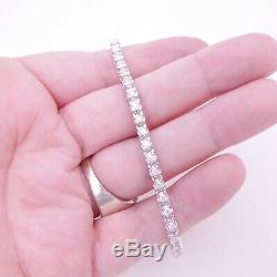 9ct white gold 2ct diamond line bracelet