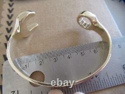 9ct yellow gold 36g Mechanic Spanner Torque Bangle Bracelet Hallmarked Unisex