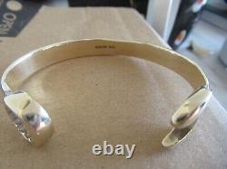 9ct yellow gold 36g Mechanic Spanner Torque Bangle Bracelet Hallmarked Unisex