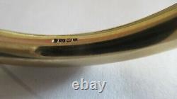 9ct yellow gold SOLID Torque Bangle Bracelet Cuff 74g+