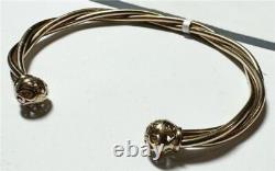 9ct yellow gold bangle 10.1g (sh22809l)