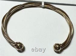 9ct yellow gold bangle 10.1g (sh22809l)
