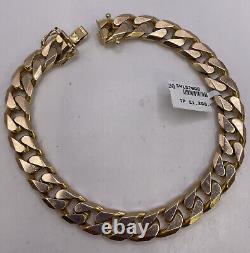 9ct yellow gold bracelet 47g
