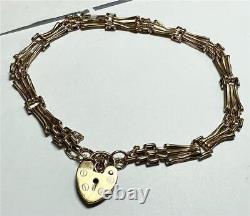 9ct yellow gold bracelet 4.2g