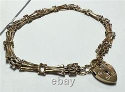 9ct yellow gold bracelet 4.2g