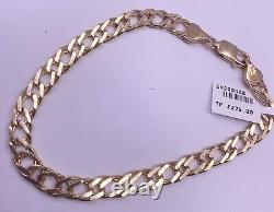 9ct yellow gold bracelet 8.6g