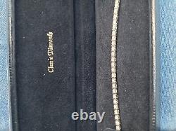 9ct yellow gold diamond tennis bracelet