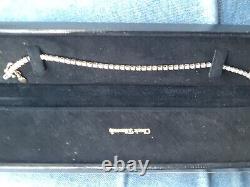 9ct yellow gold diamond tennis bracelet