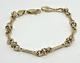 9ct Yellow Gold Fancy Link Bracelet 6.8 Grams 7 Inches 4.5mm Wide Hallmarked