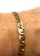 9ct Yellow Gold Solid Link Bracelet