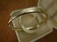 9k 9ct Solid Gold Bangle. Hollow, Dented. 6.5mm 6.3cm 9.03g