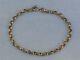 A Vintage Solid 9ct Gold Rolo Link Bracelet In Very Good Condition