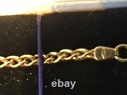 A Vintage 9 ct Gold Bracelet Hallmarked With Display Box 4.05g