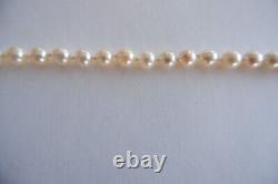 A Vintage Cream Luster Cultured Pearl Necklace & Bracelet, 9ct Clasp C1970's