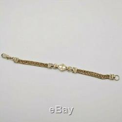 A lovely, Vintage 9 ct Yellow Gold Bracelet with Stunning Details
