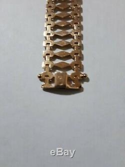 An Italian Solid 9ct Gold Ladies Bracelet, 13.5gms, absolutely superb
