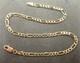 Anklet 9ct Gold Bracelet 10 3.7 Grams Fully Hallmarked Solid 9ct Gold Figaro