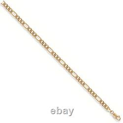 Anklet 9ct Gold BRACELET 10 3.7 grams Fully Hallmarked Solid 9ct Gold Figaro
