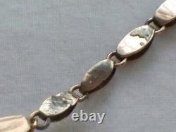 Antique 9ct Gold Amethyst White Sapphire Ladies Bracelet