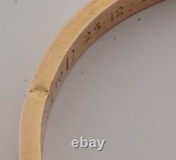 Antique 9ct Gold Art Deco Upper Arm Bangle 16.15g