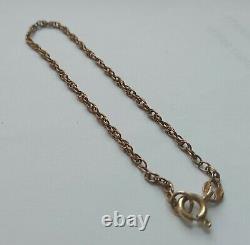 Antique 9ct Rose Gold Bracelet, 9ct Hallmarked