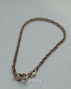 Antique 9ct Rose Gold Bracelet, 9ct Hallmarked
