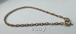 Antique 9ct Rose Gold Bracelet, 9ct Hallmarked