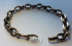 Antique 9ct Rose Gold Bracelet With Dog Clip Fastener, 8.3/4. In Long, 11.67, Gram