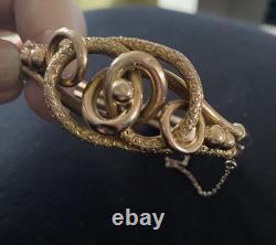 Antique 9ct Rose Gold Stunning Bangle