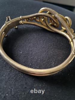 Antique 9ct Rose Gold Stunning Bangle