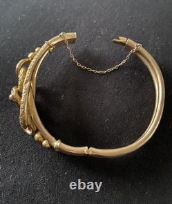Antique 9ct Rose Gold Stunning Bangle