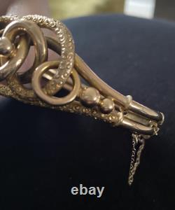Antique 9ct Rose Gold Stunning Bangle