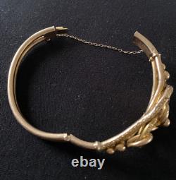 Antique 9ct Rose Gold Stunning Bangle