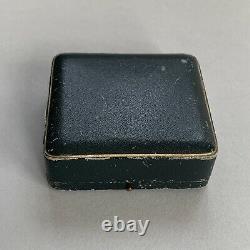 Antique Edwardian 9ct Gold Ruby Diamond Hinged Bangle 1902 Original Box 16.39g