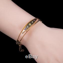 Antique Edwardian Suffragette 9ct Gold Bangle Circa 1910