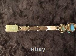 Antique Fire Opal 9ct Rose Gold Deco Bracelet