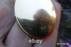 Antique Joblot Rolled Gold Bangle Locket 9ct Gold Brooch Earrings