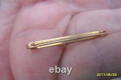 Antique Joblot Rolled Gold Bangle Locket 9ct Gold Brooch Earrings