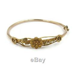 Antique Victorian 9ct Gold Bangle Bracelet